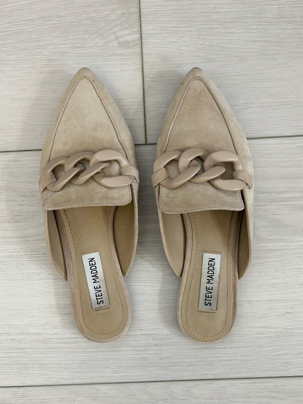 Steve Madden chain mules